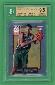 Giannis Antetokounmpo 2013-14 Panini Elite RC /999 #229 BGS 9.5