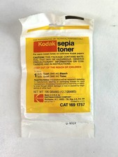 Kodak Sepia Toner Powder for Warm Tones on Cold-Tone Photo Paper - Makes 1qt