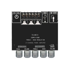 MT21 2.1 Channel Bluetooth 5.0 Subwoofer Amplifier Board 50Wx2 +100W  Audio7776