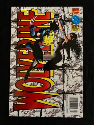 Wolverine #97 (1996) Newsstand   Adam Kubert Cover, Rare Deluxe, X-Men Tie-in