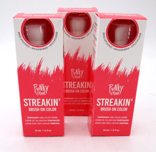 Punky Colour Streakin Red Magenta Temp Hair Color Brush On 3 Pack