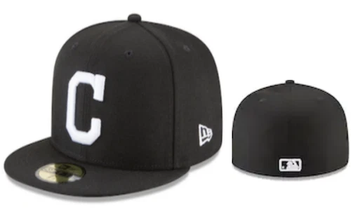 Cleveland Indians Chief Wahoo Fitted Hat Baseball Cap Trendy Flat Brim Cap - Bild 9 von 34