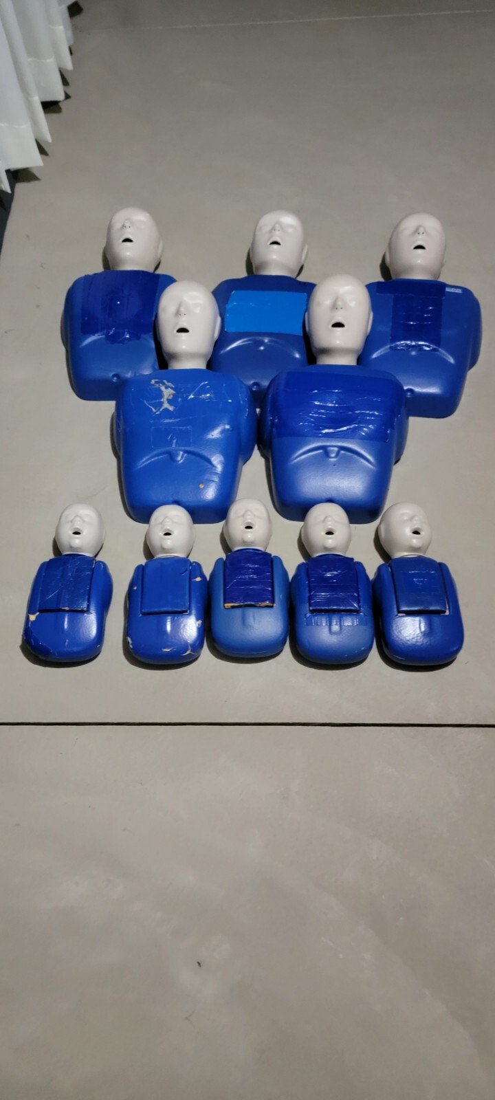 10 Used Adult and Infant CPR training manikins eBay