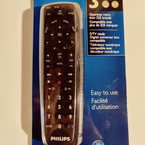 NIB Philips Universal Remote TV DVD DVR SATELLITE DTV CABLE 609585185913 - Picture 3 of 3