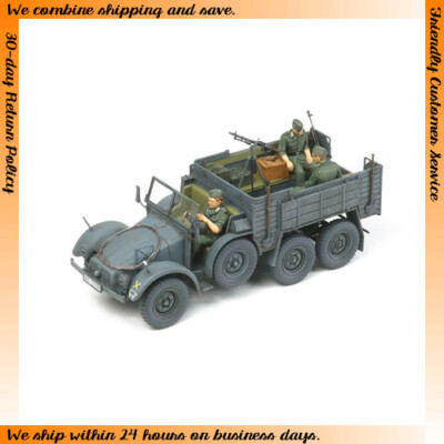 Tamiya Model kit 1/35 German 6x4 Truck Krupp Protze w/Three Figures