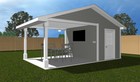 pool house / cabana plans  PH_12 - custom pool bar