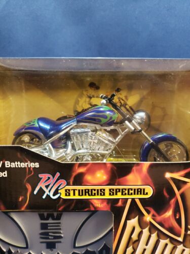 Sturgis Special R/C West Coast Choppers•Jesse James•2 Wheel 1:18 Motorcycle Bike - Picture 5 of 9
