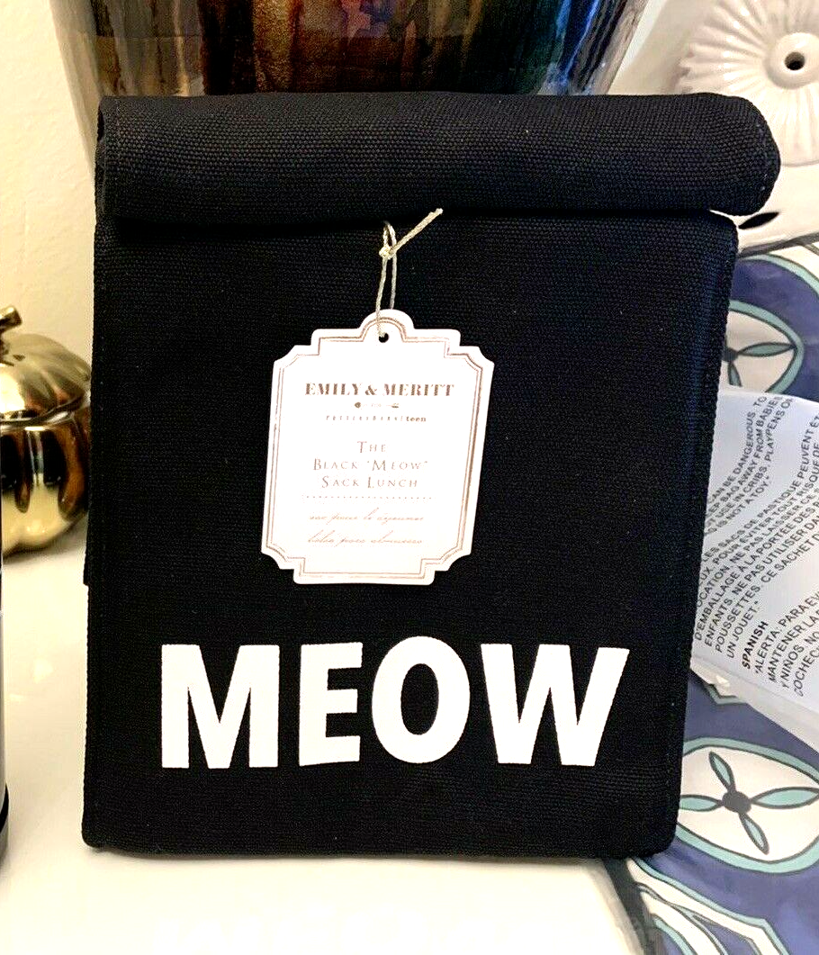 PONY Scuola ceramica fienile Disney borsa pranzo Emily & Meritt Kitty gatto adolescente regalo festa.