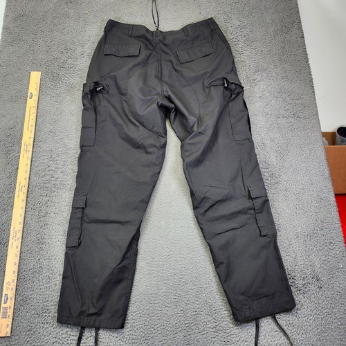 Rothco Tactical Cargo Pants Ripstop Utility Workwear Black Large Regular - Picture 7 of 13