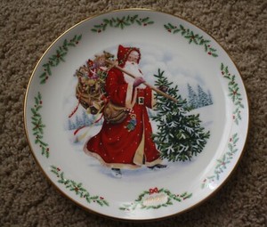 1992 Lenox Collection Victorian Santas Kris Kringle Plate No P 0303 Ltd Ebay