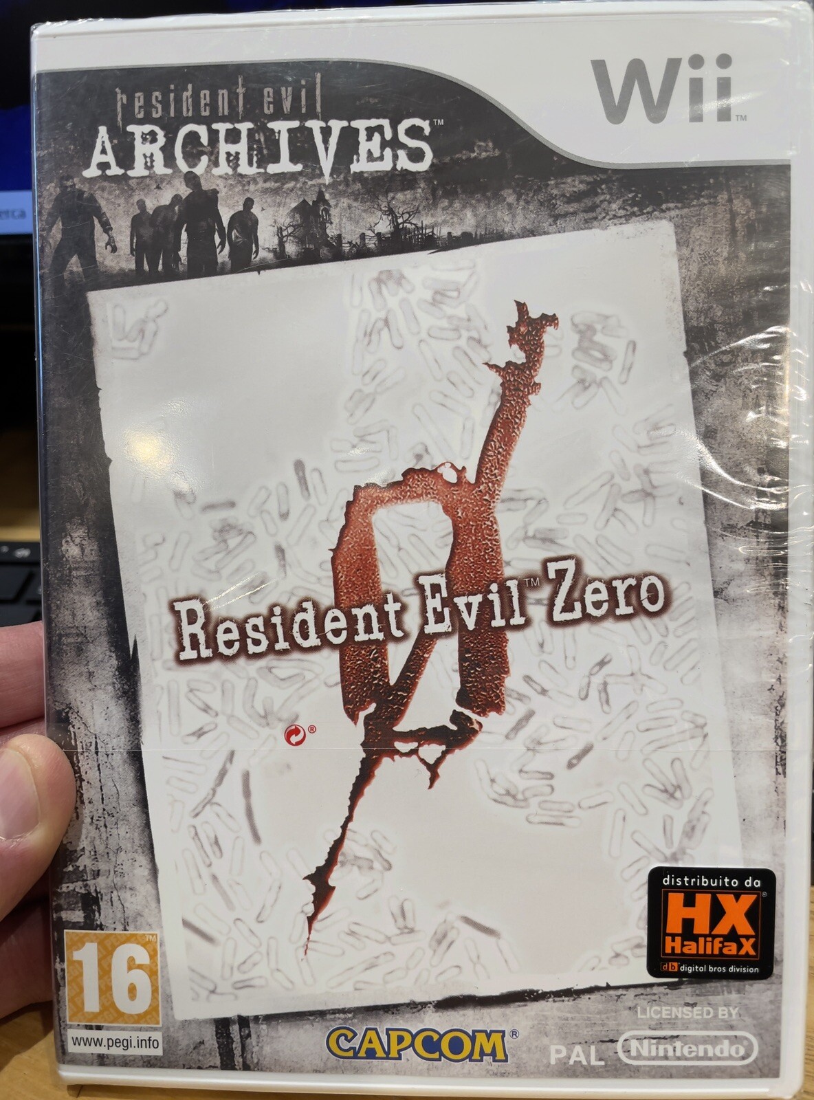 RESIDENT EVIL ZERO ARCHIVES NINTENDO WII NUOVO DI ZECCA SIGILLATO -WII U PAL ITA