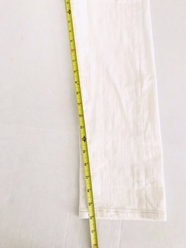 Jeans Anthropologie Pilcro e la tipografia taglia 25 bianco ricamato fifo - Foto 10 di 12