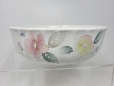 8 3/8'' Mikasa Maxima Silk Blossoms CAJ01 Vegetable Bowl