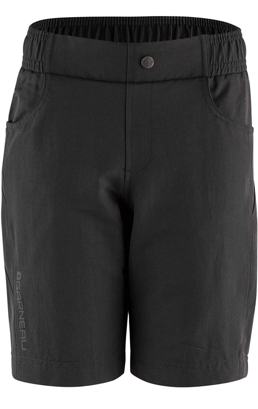 New Louis Garneau Kids Range 2 Bike Shorts JR Black / Size J