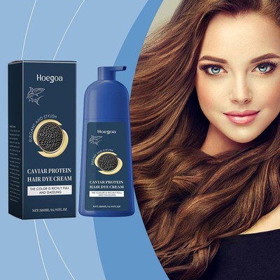 Caviar Protein Hair Dye Cream Gentle Plant Coloring Shampoo A9 Lot I1S8 S6R T9N7