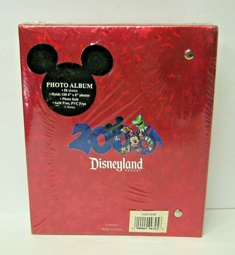 Álbum de fotos pequeño Disneyland Resort 2006 contiene 100 fotos de 4" x 6" nuevo con etiquetas NUEVO - Imagen 2 de 2