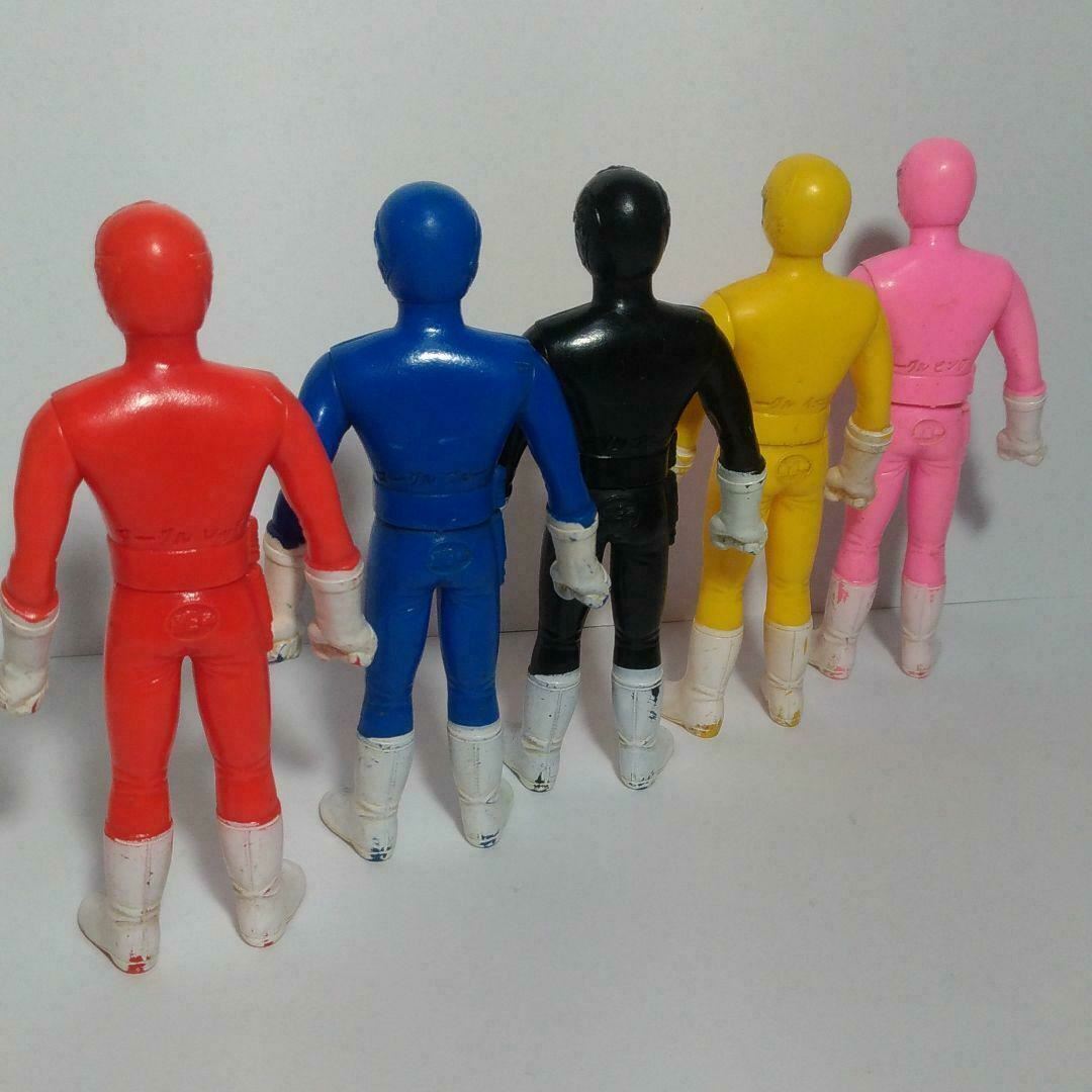 Power Rangers Dai Sentai Goggle V Soft Vinyl Figure 5p Set Power Rangers Dai Sentai Goggle V Soft Vinyl Figure 5p Set