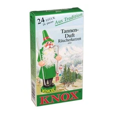 KNOX Pine Incense - German Incense Cones 24/Per Pack - Cone Incense Pine Scent