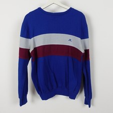 Vintage 80s Hobie Sweatshirt Men's Size Medium Surfing Shop California Striped