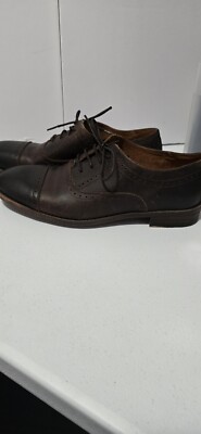 Robert Wayne Mens 10 D Shoes Utah Derby Brown Leather‎ Lace Up Oxfords Robert Wayne Men main image 3
