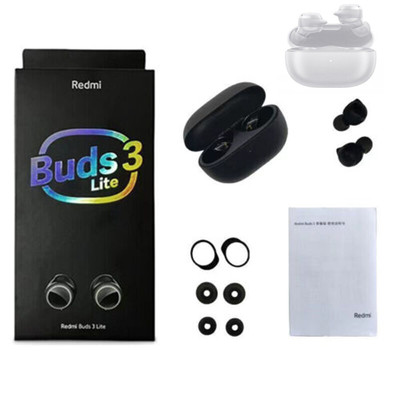 Xiaomi Redmi Buds 3 Lite Bluetooth In-Ear-Kopfhörer Headset Schwarz Kabellos