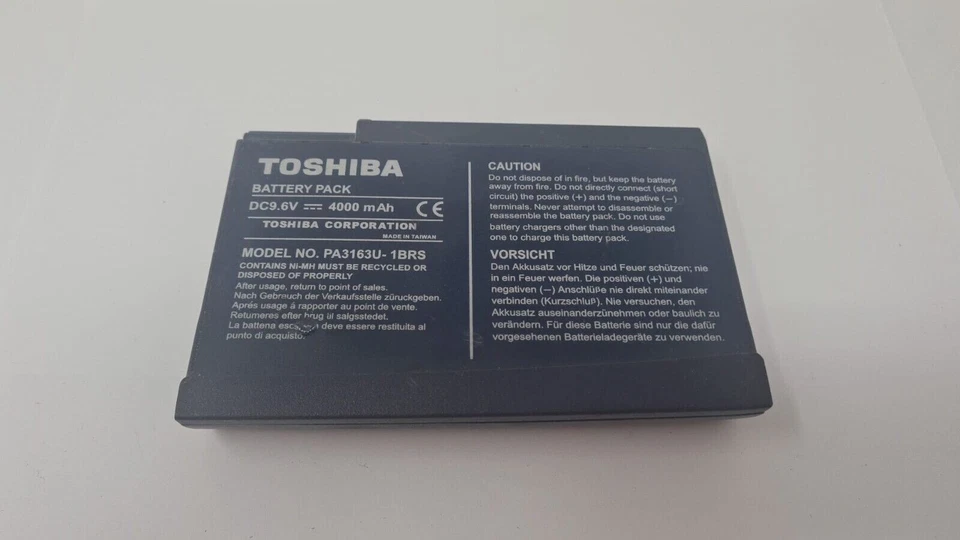 Batería para portátil PA3163U-1BRS para Toshiba Satellite 1000 Series 9.6V 4000mAh Foto 4 de 4
