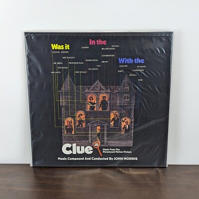 Mondo CLUE THE MOVIE Soundtrack Black White Split 15/300 LE Vinyl LP - SEALED