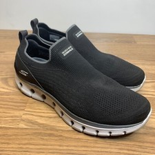 Skechers Men's Go Walk Glide - Slip On Step Flex Sneakers US 13 Black