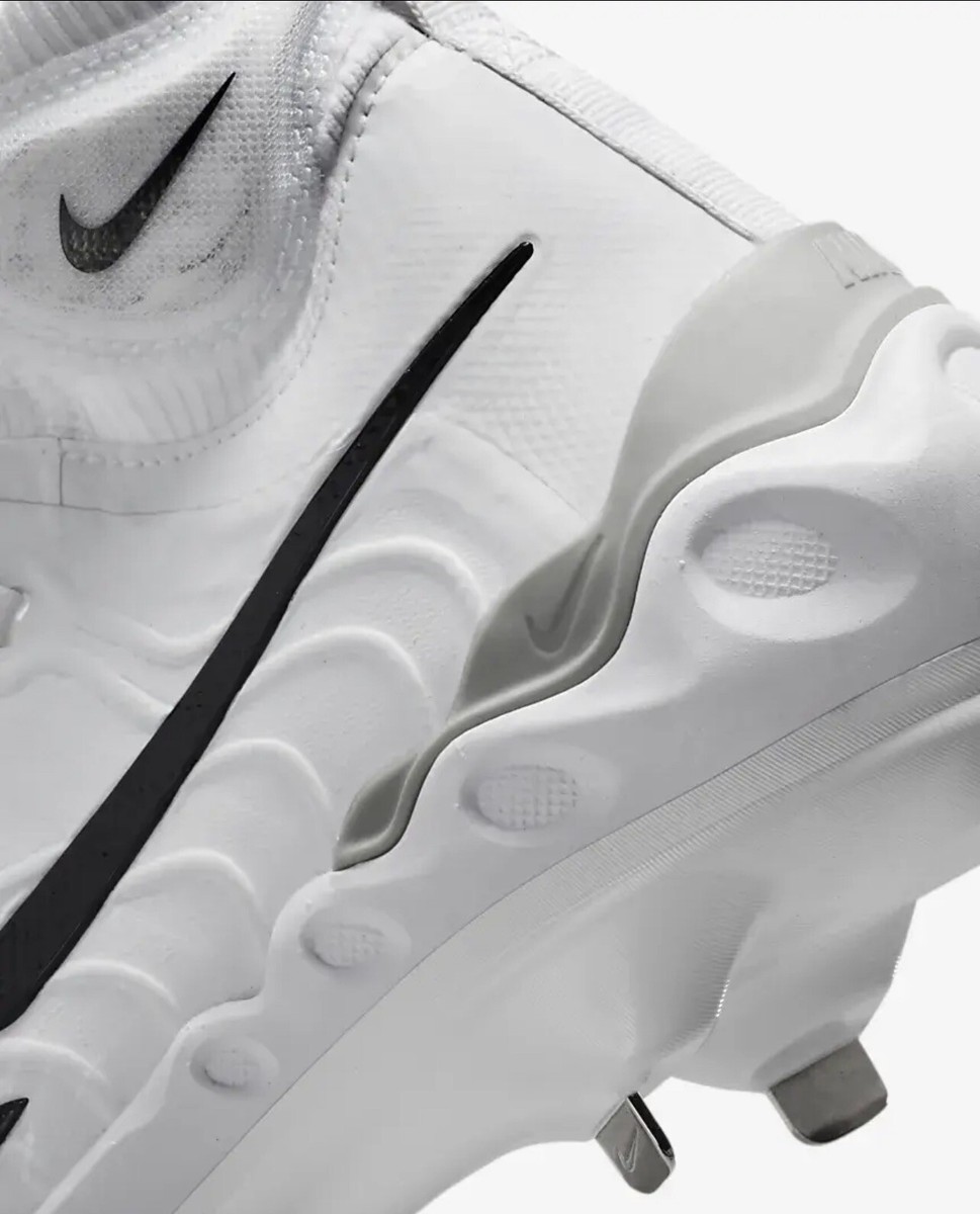 Nike Alpha Huarache NXT Baseball White DJ6517-100 MEN\'S SIZES NWOB new Nike Alpha Huarache NXT Baseball Cleats White Black  main image 3