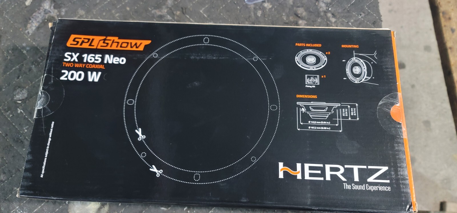 Hertz SX 165 NEO 6.5" 2Way Speakers SPL Show Pair Audio Harley free metal badges eBay