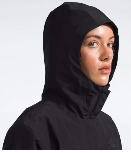 Nueva gabardina THE NORTH FACE negra para mujer M66 Tech impermeable (mediana) - Imagen 4 de 9