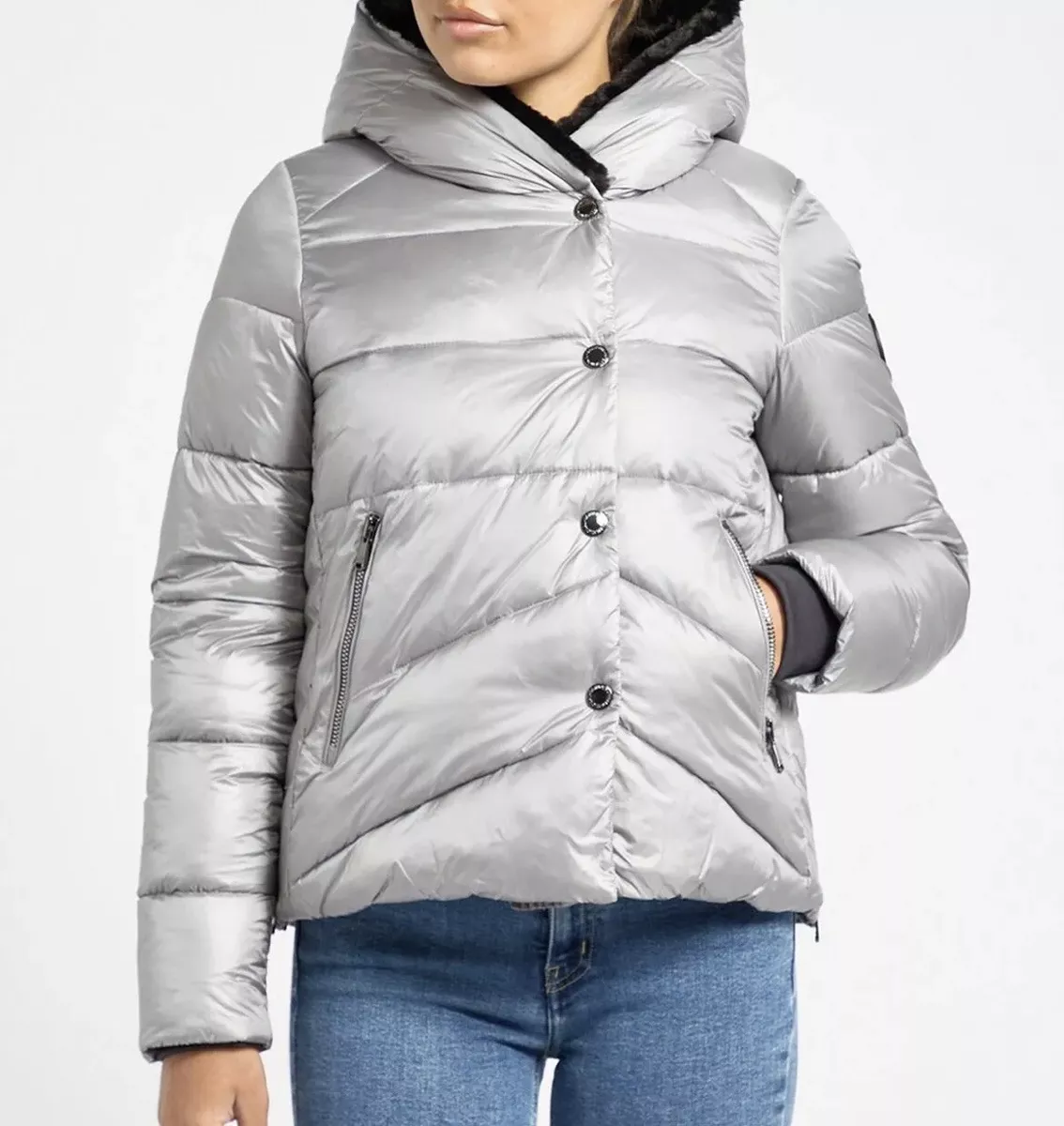 Barbour international jacket womens Silver sales