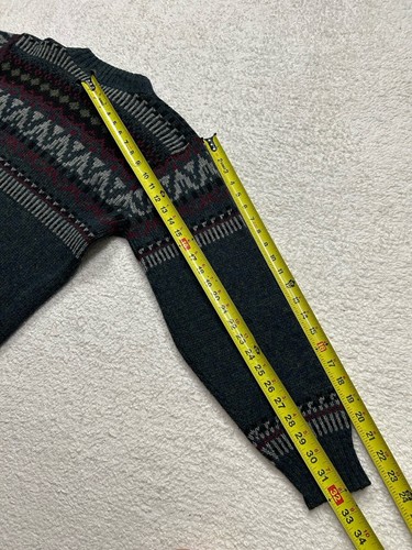 Vintage Brentwood Sportswear Sweater Men’s Medium Wool Long Sleeve - Picture 7 of 7