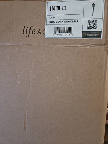 Hinkley Lighting 1141OL-CL Casa Post Light Olde Black New - Picture 2 of 5