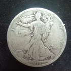1918 P Walking Liberty 90% Silver Half Dollar In Very Good Condition. -#0498