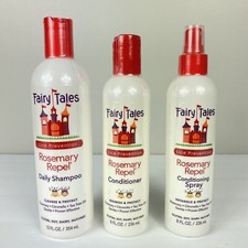 Fairy Tales Kids Hair Care Rosemary Repel Shampoo Conditioner Leave-in Spray