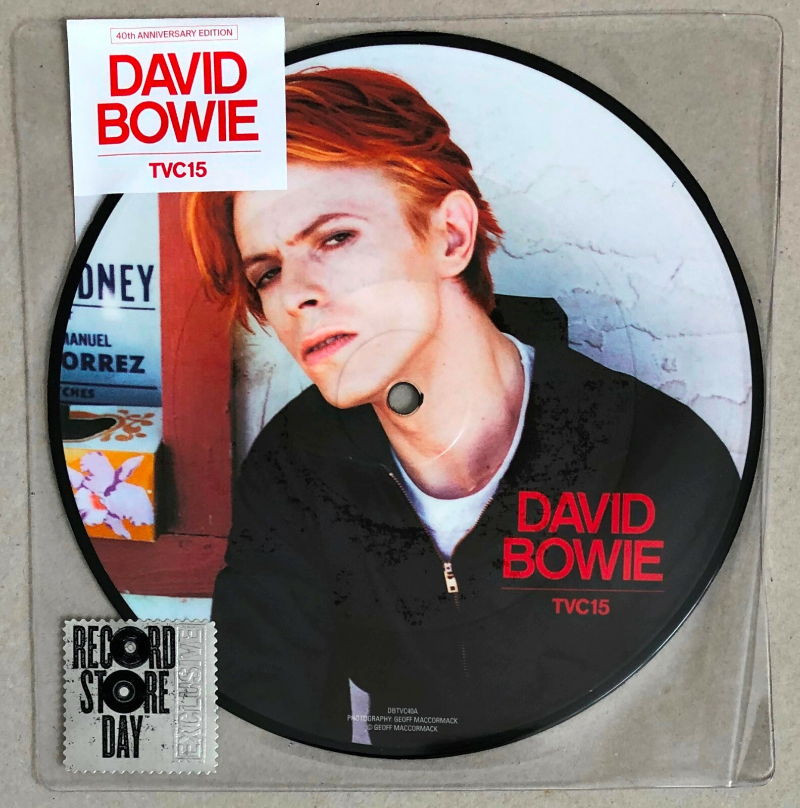 DAVID BOWIE * TVC15 * RSD 40TH ANNIVERSARY LIMITED EDITION 7"" PICTURE DISC * BN!
