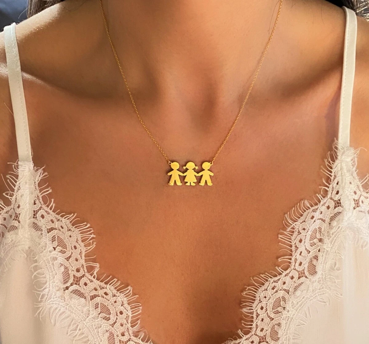 Necklace for mom with children's names sale