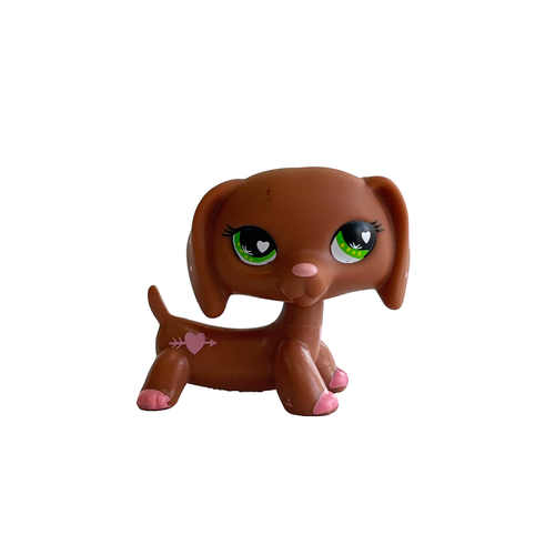 LPS #556 LITTLEST PETSHOP ORIGINAL AUTHENTIQUE CHIEN TECKEL DOG TECKEL HASBRO