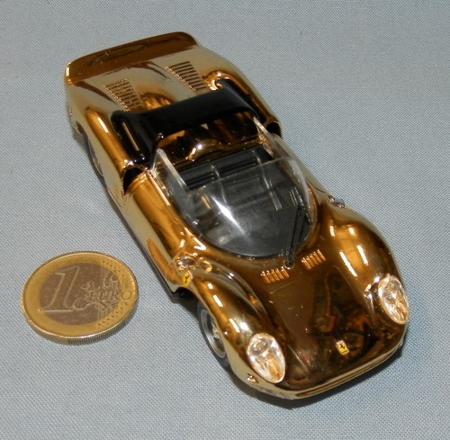 Best Model 1/43 Ref 2003: Ferrari 330 P2 (24 Karat vergoldet) & Zertifikat - Bild 10 von 14