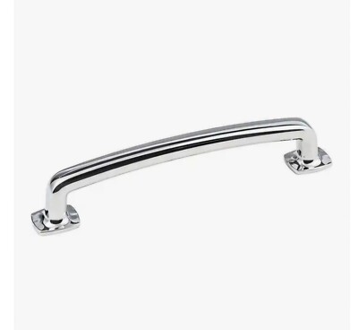 5 Inch Cabinet Pull Polished Chrome Jeffrey Alexander MO6373-128PC Belcastel 