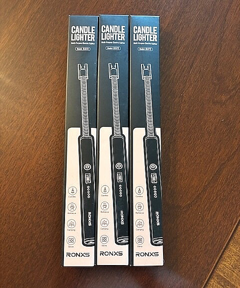 RONXS Set of 3 electric candle lighters, JL