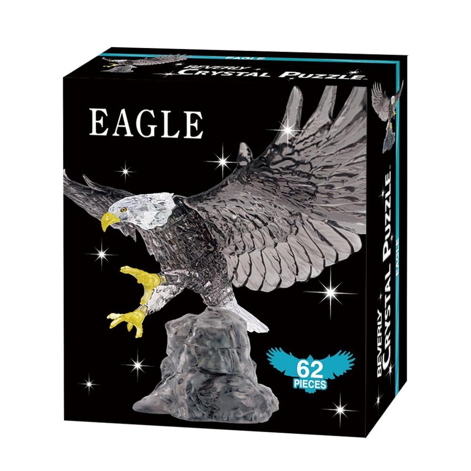 3D Jigsaw Puzzle 62 pieces Crystal Puzzle eagle 50311 eBay