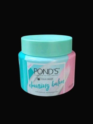 Pond's Cold Cream Cleansing Balm Melts Makeup Moisturizer new/sealed 3.38 oz 