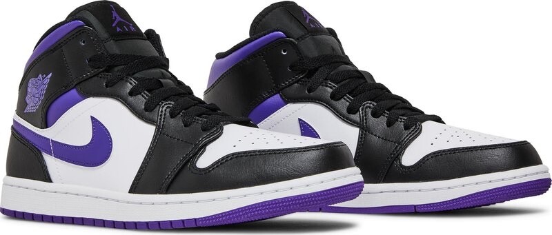靴 Nike GS Air Jordan 1 Mid Violet. 24,5cm GS) Air Jordan 1 Mid 'Metallic Purple' AV5174-400