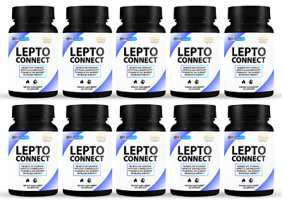 10 Pack Lepto Connect, increases energy & suppress appetite-60 Capsules x10