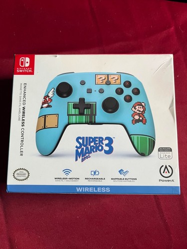 Nintendo Switch Enhanced Wireless Controller Super Mario Bros 3 PowerA
