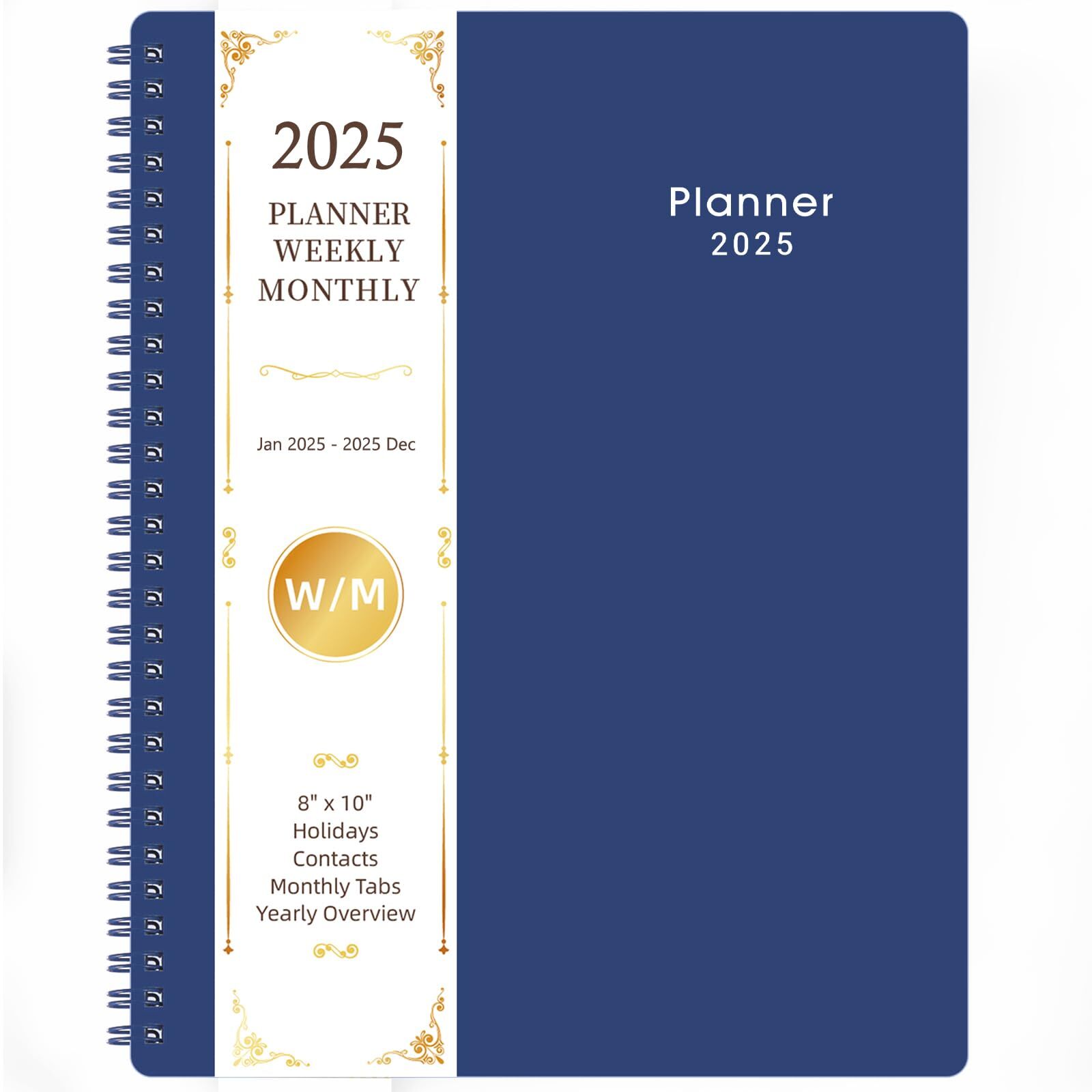 2025 Planner - Weekly and Monthly Planner 2025 JAN 2025 - DEC 2025 8'' x 10''...