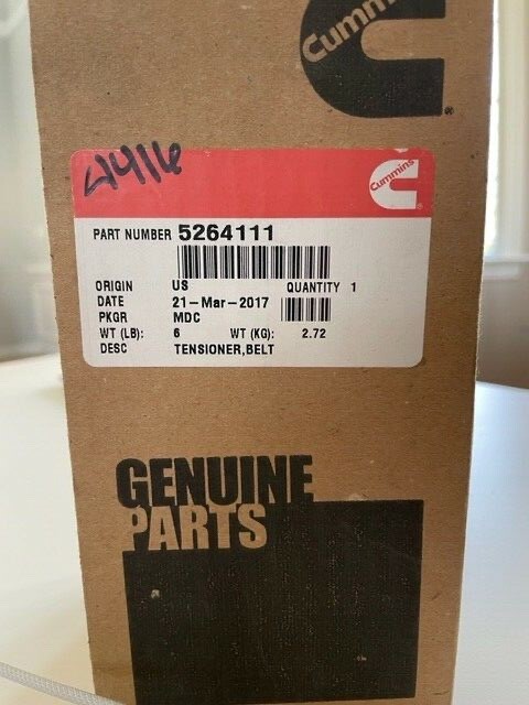 Genuine Cummins 5264111 Tensioner Belt Engine for sale online | eBay