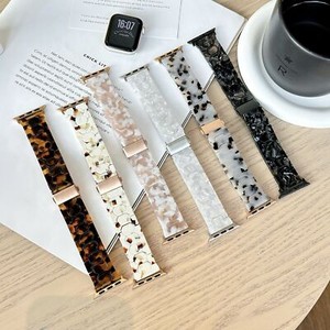 Bracelet de montre en résine iWatch Bracelet de bande pour Apple Watch Ultra 10 9 8 7 6 5 4 3 SE